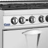  Kuchenka gazowa 6 palnikowa z piekarnikiem gazowym i szafką 27.6 kW - zdj. dodatkowe 3
