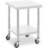  Stół blat roboczy na kółkach 2 poziomy 60 x 60 cm STAL do 120 kg - zdj. dodatkowe 1