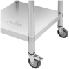  Stół blat roboczy na kółkach z rantem 2 poziomy 60 x 60 cm STAL do 120 kg - zdj. dodatkowe 4