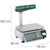  Waga sklepowa handlowa z drukarką etykiet LCD 30 kg / 15 g - zdj. dodatkowe 6