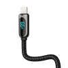  Kabel przewód Display Fast Charging Data USB-A - USB-C 66W 1m - czarny - zdj. dodatkowe 4