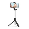  Selfie stick teleskopowy z pilotem stojak tripod na telefon 0.7m - czarny - zdj. dodatkowe 4