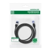  Kabel sieciowy patchcord Ethernet RJ45 Cat8 miedziany rdzeń 1.5m - czarny - zdj. dodatkowe 4