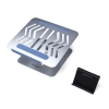  ZESTAW Podstawka pod laptopa aluminiowa 360 + podstawka do smartfona - srebrna - zdj. dodatkowe 1