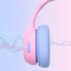  Słuchawki bezprzewodowe ANC KH03 dla dzieci bezpieczne z kontrolą głośności - różowe - zdj. dodatkowe 5