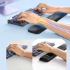  Ergonomiczna podkładka do klawiatury pod nadgarstki z pamięcią kształtu - czarna - zdj. dodatkowe 3
