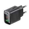  Ładowarka sieciowa A98 sieciowa GaN USB-A USB-C PD 30W - czarna - zdj. dodatkowe 1