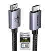  Kabel przewód HDMI 2.1 8K certyfikowany VRR QMS QFT ALLM 3m - szary - zdj. dodatkowe 3