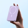  Powerbank magnetyczny indukcyjny 10000mAh 20W + kabel USB-C - fioletowy - zdj. dodatkowe 10