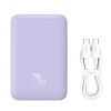  Powerbank magnetyczny indukcyjny 10000mAh 20W + kabel USB-C - fioletowy - zdj. dodatkowe 4