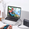  Adapter przejściówka HDMI (żeński) - USB-A / USB-C (męski) - szary - zdj. dodatkowe 5