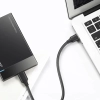  Kabel przewód USB-A 3.0 - USB-C 3A 0.5m - czarny - zdj. dodatkowe 1