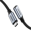 Przedłużacz kabla przewodu USB-C PD QC 100W 5A 10Gbps 0.5m - szary