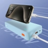  Powerbank 20000mAh Airpow 20W z kablem USB-A - USB-C 50cm - niebieski - zdj. dodatkowe 7