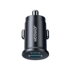  Ładowarka samochodowa Mini 15W USB-A USB-C - czarna - zdj. dodatkowe 4