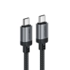 Kabel przewód USB-C - USB-C 480Mb/s 3A 1.2m - czarny - zdj. dodatkowe 1