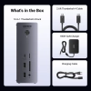  13w1 Stacja dokująca Thunderbolt 4 / USB-A / DP / RJ45 / czytnik SD TF / USB-C / mini jack - zdj. dodatkowe 7
