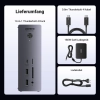  13w1 Stacja dokująca Thunderbolt 4 / USB-A / DP / RJ45 / czytnik SD TF / USB-C / mini jack - zdj. dodatkowe 8