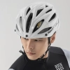  Kask rowerowy z szybką odpinanymi okularami z filtrem UV unisex - biały mat - zdj. dodatkowe 10