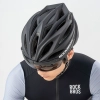  Kask rowerowy z szybką odpinanymi okularami z filtrem UV unisex - zielony - zdj. dodatkowe 4