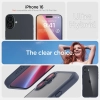 Etui ochronne na iPhone 16 Ultra Hybrid - przezroczysto niebieskie - zdj. dodatkowe 4