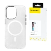 Etui ochronne na Samsung Galaxy S25 Glitter Case z Mag Safe - przezroczyste z brokatem