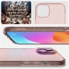 Etui case na iPhone 15 Plus Liquid Crystal Glitter - różowo przezroczyste