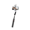  Selfie stick kijek do zdjęć Bluetooth z tripodem lampą LED do 105cm - czarny - zdj. dodatkowe 2