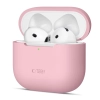 Etui ochronne silikonowe na słuchawki Apple AirPods 4 - różowe
