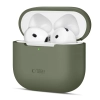Etui ochronne silikonowe na słuchawki Apple AirPods 4 - oliwkowe