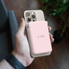  Powerbank 10000 mAh USB-A USB-C z kablami USB-C iPhone Lightning MagSafe - różowy - zdj. dodatkowe 10