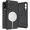 Etui pokrowiec na Samsung Galaxy S25 Edge Liquid Silicone MagSafe - czarne