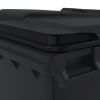  Kontener pojemnik na odpady śmieci komunalne PZH EN 840-2 DIN 1100L - czarny - zdj. dodatkowe 1