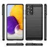  Elastyczne etui pokrowiec na Samsung Galaxy A73 Carbon Case - czarny - zdj. dodatkowe 4
