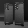  Elastyczne etui pokrowiec na Samsung Galaxy A73 Carbon Case - czarny - zdj. dodatkowe 6