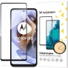 Szkło hartowane Moto G51 na cały ekran z ramką czarny Full Glue
