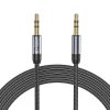 Kabel przewód audio AUX mini jack 3.5mm 1.5m - czarny