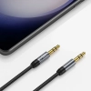  Kabel przewód audio AUX mini jack 3.5mm 1.5m - czarny - zdj. dodatkowe 1