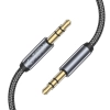  Kabel przewód audio AUX mini jack 3.5mm 1.5m - czarny - zdj. dodatkowe 3