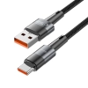  Kabel przewód USB-C - USB-A 66W 6A 0.25m - szary - zdj. dodatkowe 3