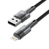  Kabel przewód USB-A - iPhone Lightning 12W 2.4A 2m - szary - zdj. dodatkowe 4