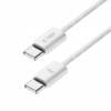 Kabel przewód USB-C PD 60W 3A 1m - biały - zdj. dodatkowe 1