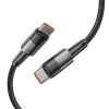  Kabel przewód USB-C PD 100W 5A 3m - szary - zdj. dodatkowe 2