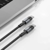  Kabel przewód USB-C PD 100W 5A 3m - szary - zdj. dodatkowe 3
