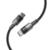  Kabel przewód USB-C PD 60W 3A 3m - szary - zdj. dodatkowe 2