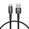 Kabel przewód USB-C - USB-A 100W 5A 0.5m - czarny