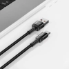  Kabel przewód USB-C - USB-A 100W 5A 0.5m - czarny - zdj. dodatkowe 3