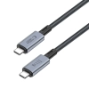  Kabel przewód szybki USB-C 4.0 PD 240W 8K 40Gbps 1m - szary - zdj. dodatkowe 3