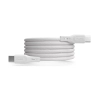  Kabel przewód magnetyczny USB-C 60W USB 1m - biały - zdj. dodatkowe 3