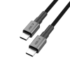  Kabel przewód USB-C PD 100W 5A 300 cm - szary - zdj. dodatkowe 2